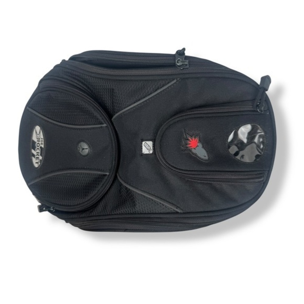 Joe Rocket Manta Tank‎ Magnet Bag Black Motorcycle Touring Racer Bikercore Gear